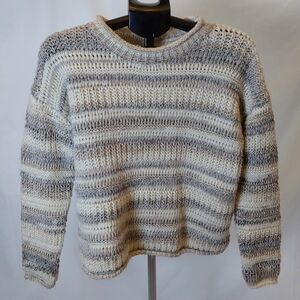 Time and Tru Women's Striped Knit Sweater